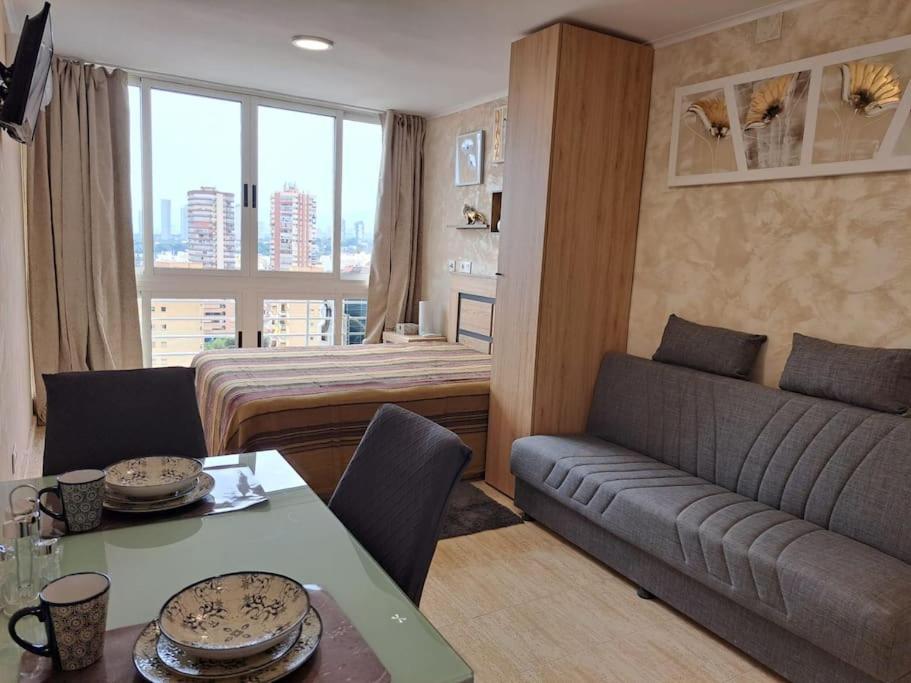 베니돔 Cozy Studio With Sea View 아파트 외부 사진
